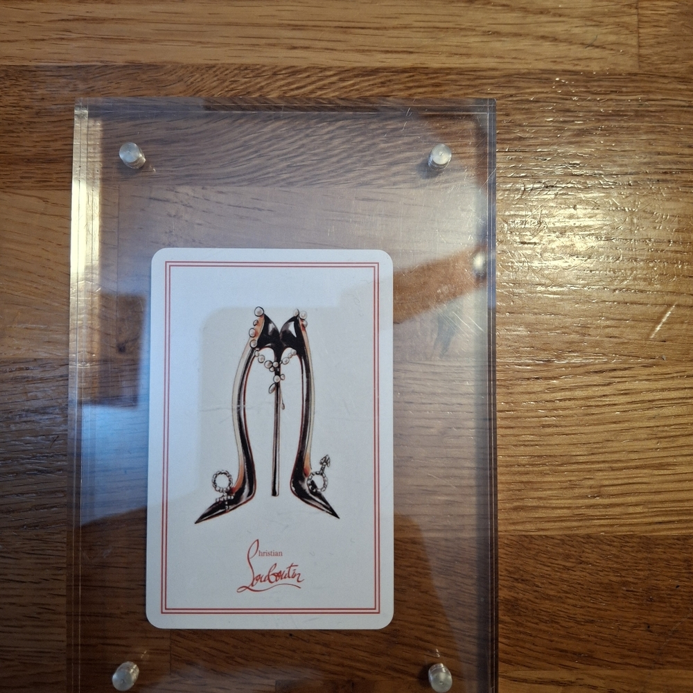 Host Pick Christian Louboutin King Of Spades Collectible Card New In Case - Picture 4 of 4